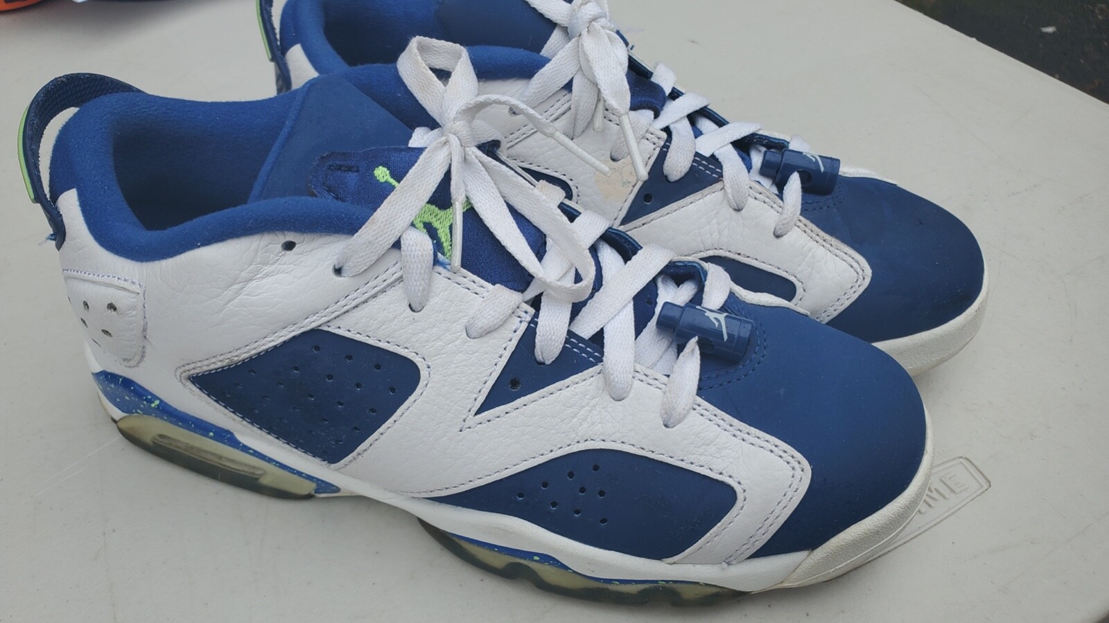 jordan 6 blue and green
